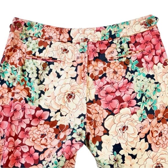 Larry Levine Floral Print Bermuda Shorts, Size 10 - Picture 5 of 7